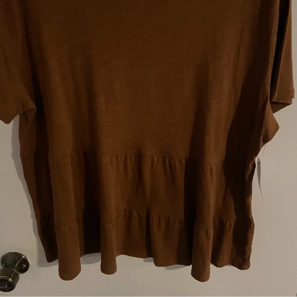 New Womens Peplum Top - Picture 2 of 5